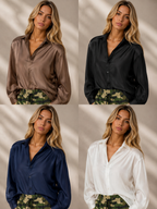 Camicia velo con spalline imbottite JustWest