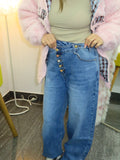 Jeans signorina asimmetrico