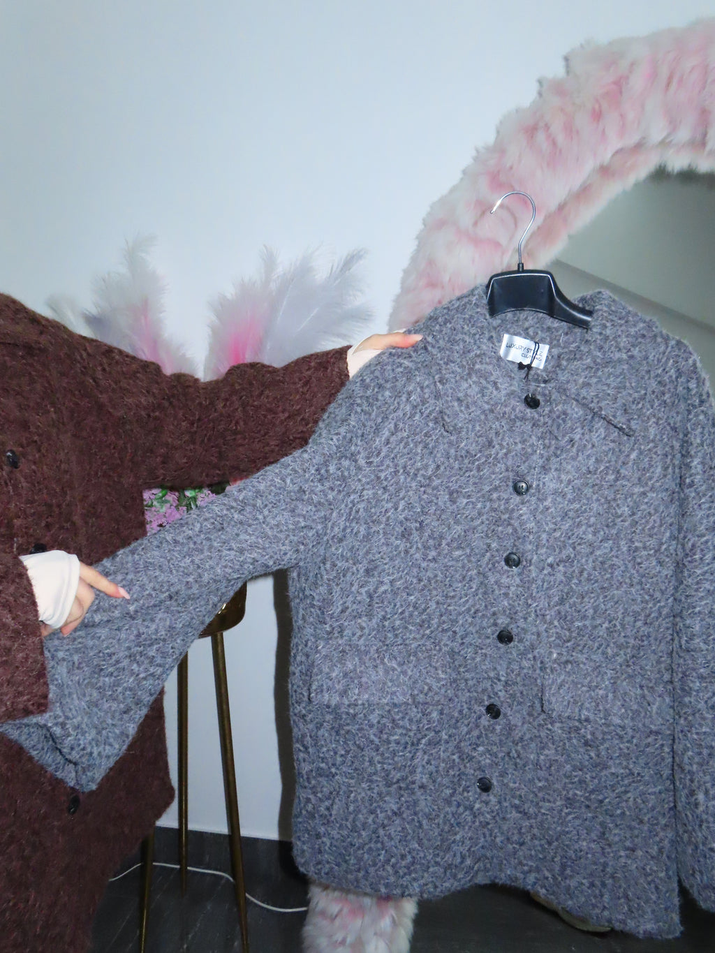 Cappotto bouclé