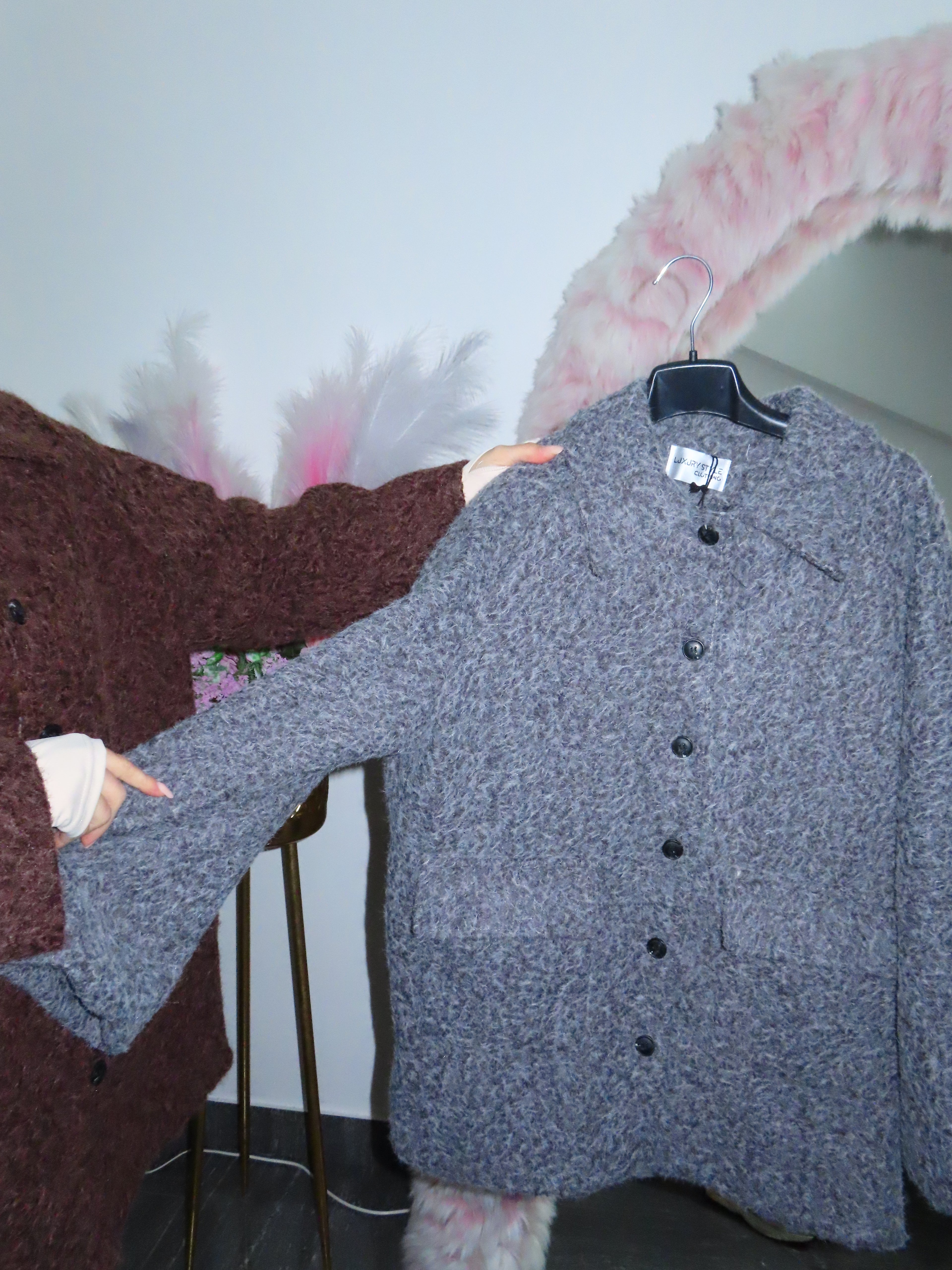 Cappotto bouclé