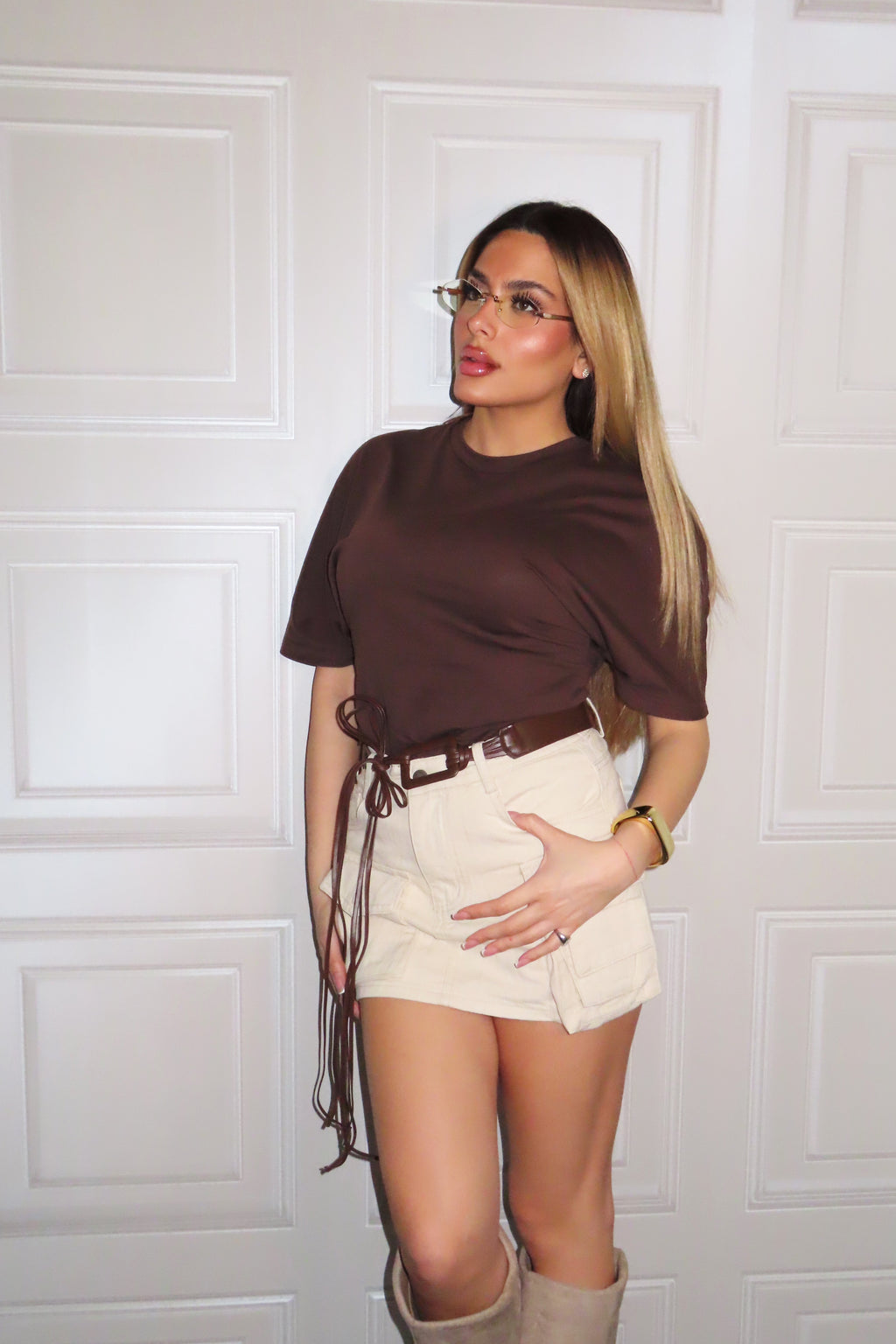Gonna pantaloncino cargo con tasconi Hollywood