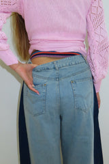 Jeans con Banda rainbow