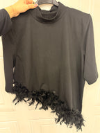 Maglia Crystal con taglio trasversale Plume
