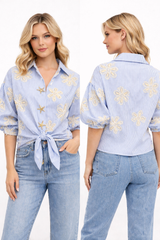 Camicia stella con nodo