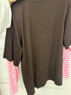 Maglia con maniche a righe