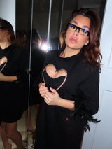 Maglia over CUORE CRYSTAL