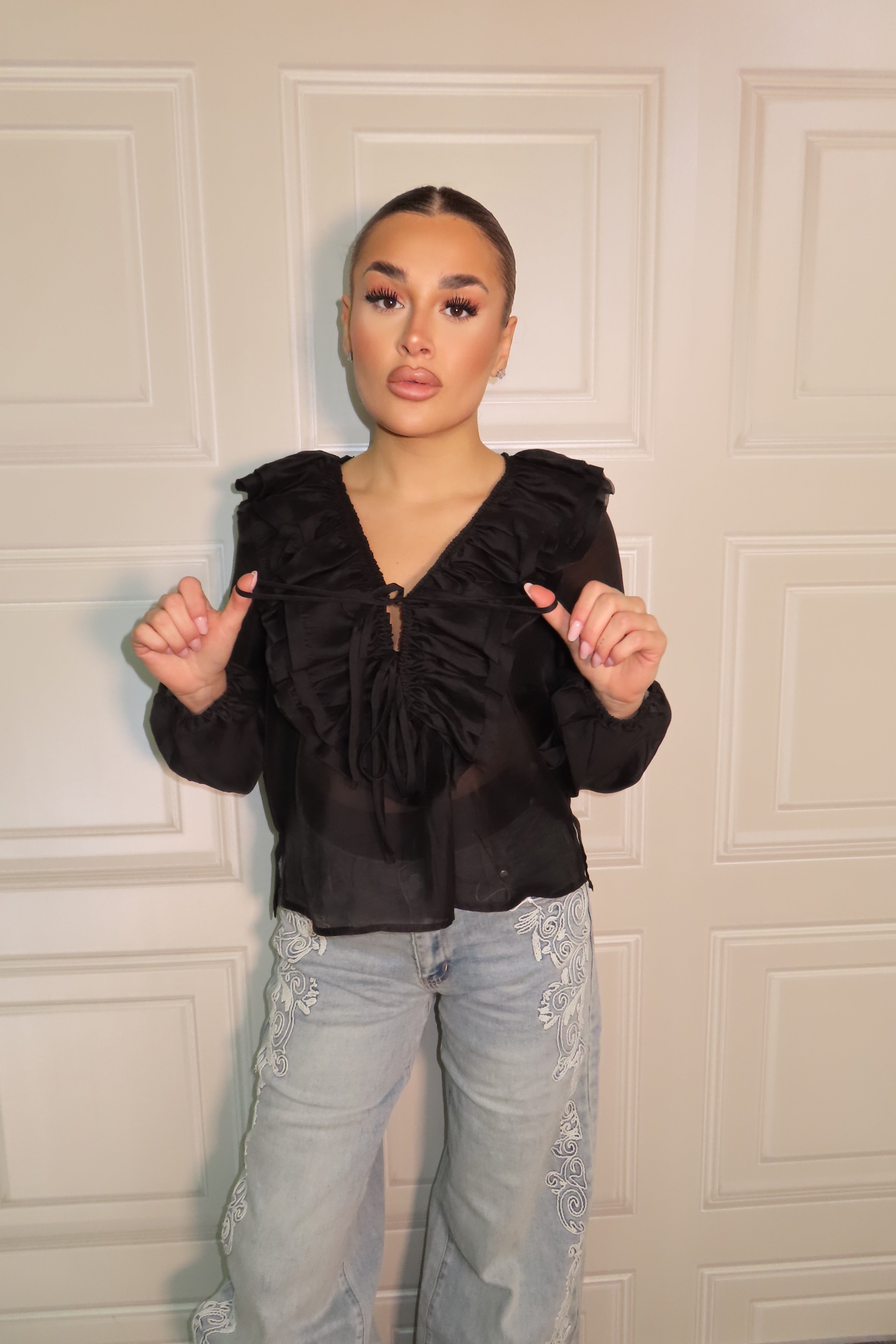 Camicia organza morbida