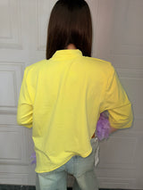 Maglia Crystal con taglio trasversale Plume