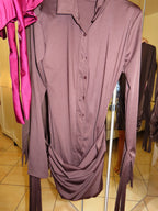 Dress in Lycra con bottoni