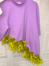 Maglia Crystal con taglio trasversale Plume