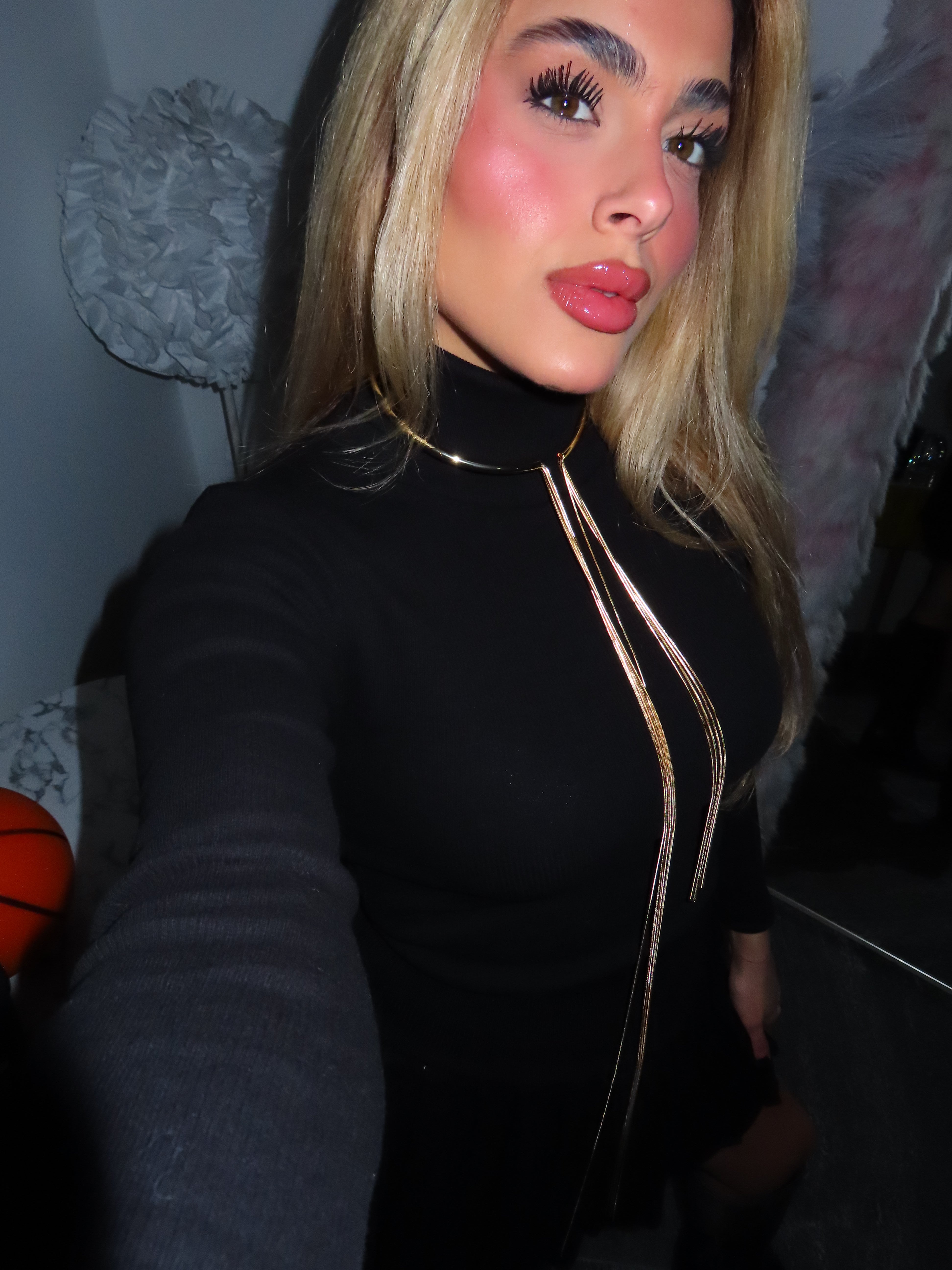 Collana pendente col collier