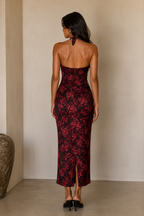 Dress lycrosa fiori