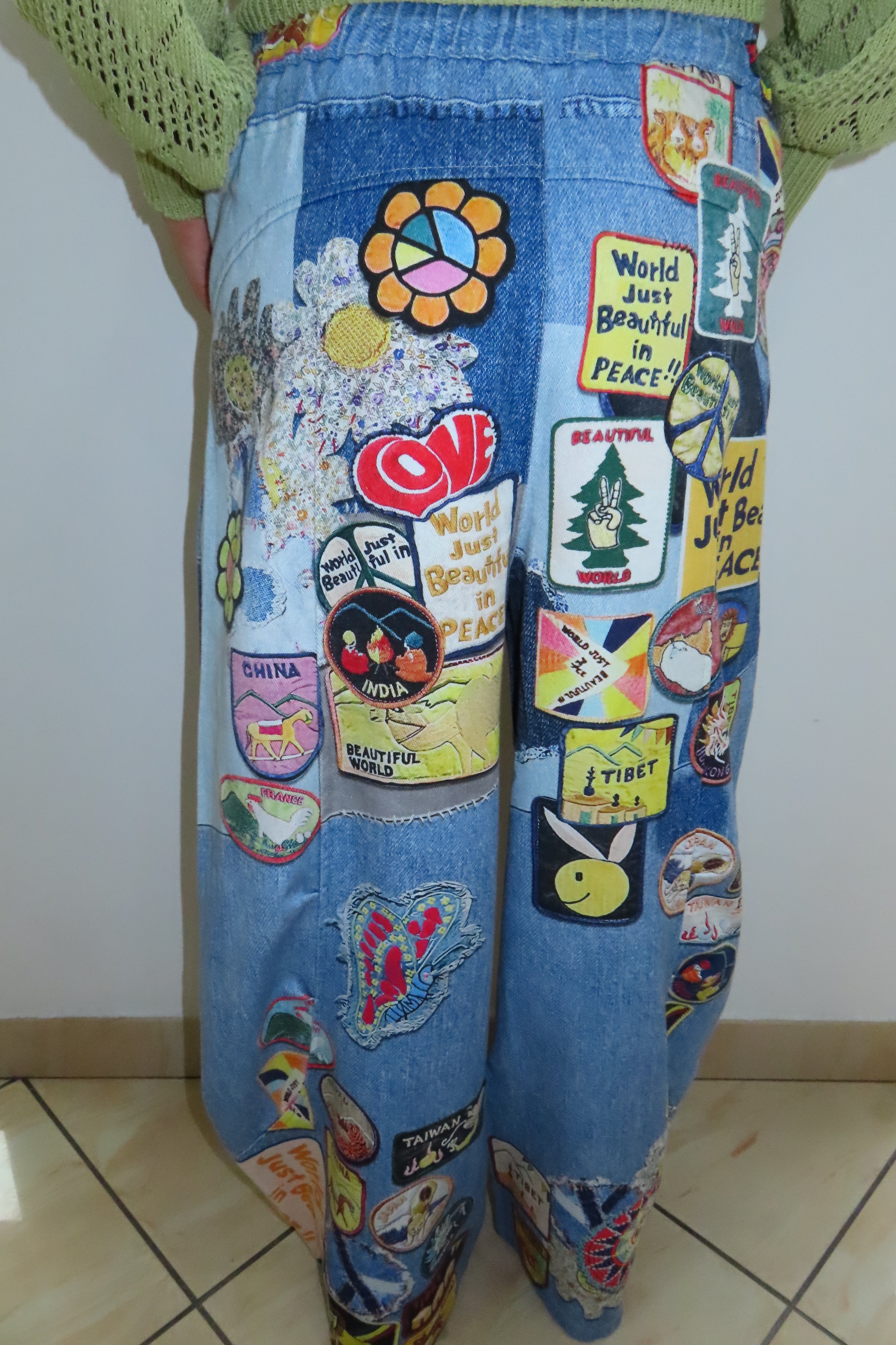 Jeans peace & love