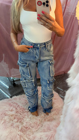 Jeans tasker ice