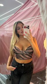 Top ombra bruna