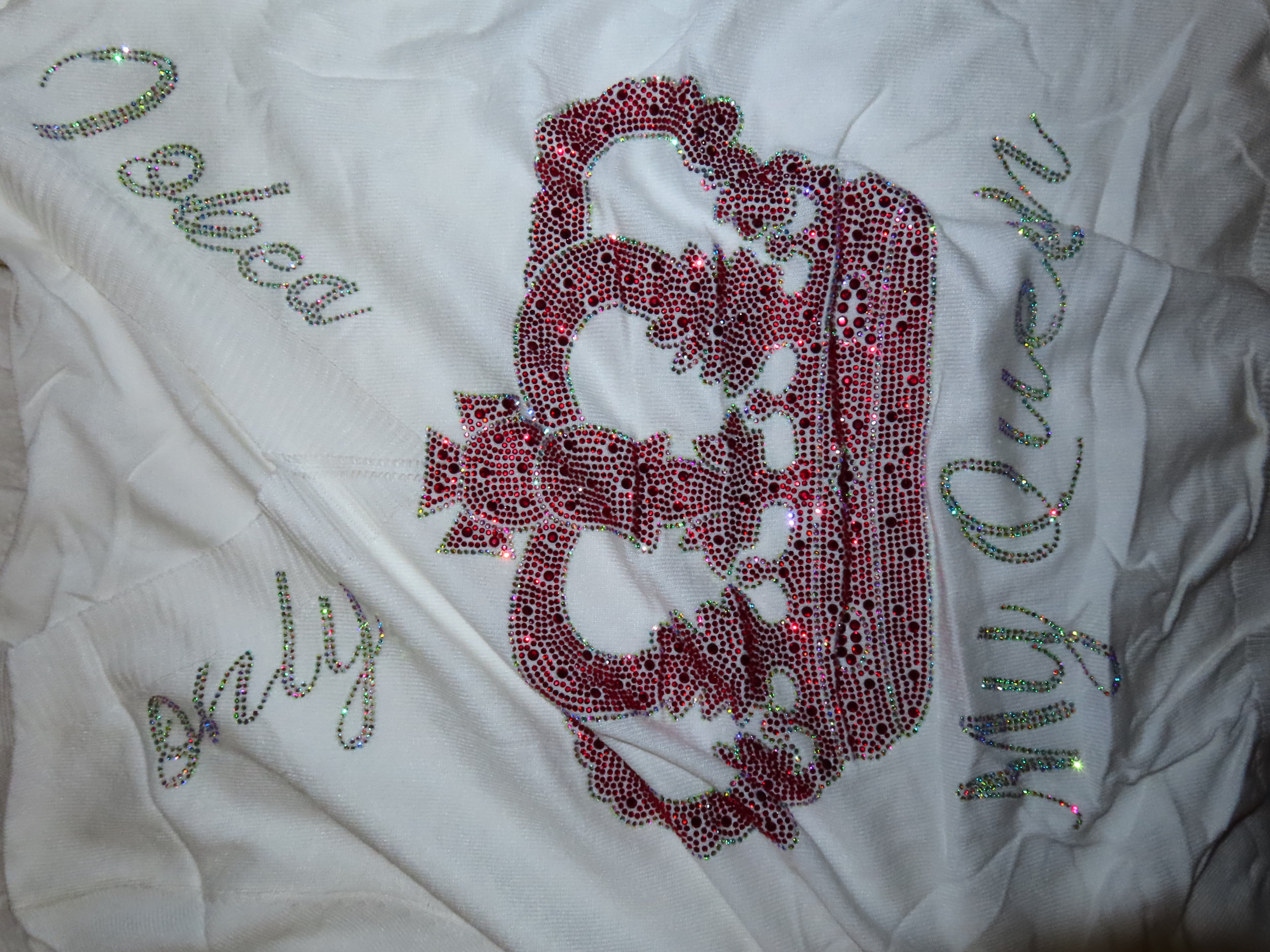 Maglia in filo Queen brillantini