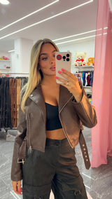 Giubbino noce luxe