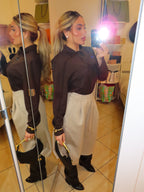 Pantalone Bermuda in tuta felpato JustWest
