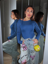 Maglia semi trasparente con canotta Dipsy