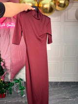 Dress modellante con spalline strutturate