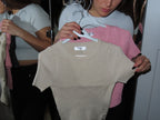 T shirt crop Glitterosa