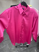 Camicia over satin JustWest con spallina imbottita