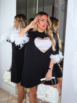 Maglia over CUORE CRYSTAL