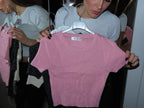 T shirt crop Glitterosa