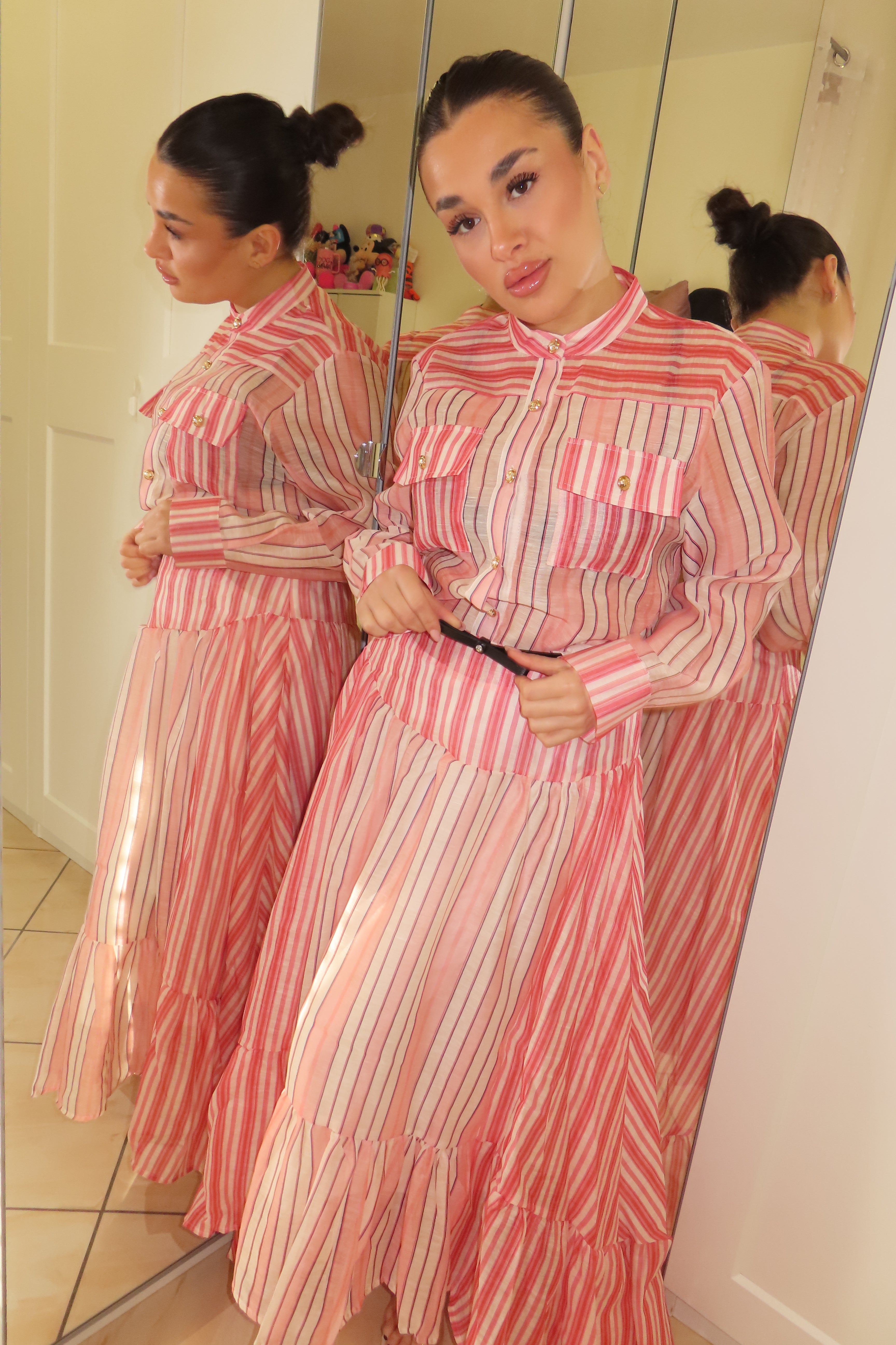 Completo valencia camicia e gonna