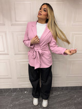 Giacca lunga con fiocco Aisha