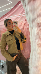 Giacca camoscio