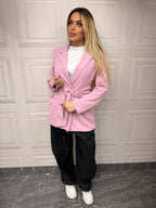 Giacca lunga con fiocco Aisha