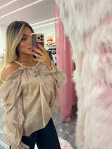 Camicia luce di perla