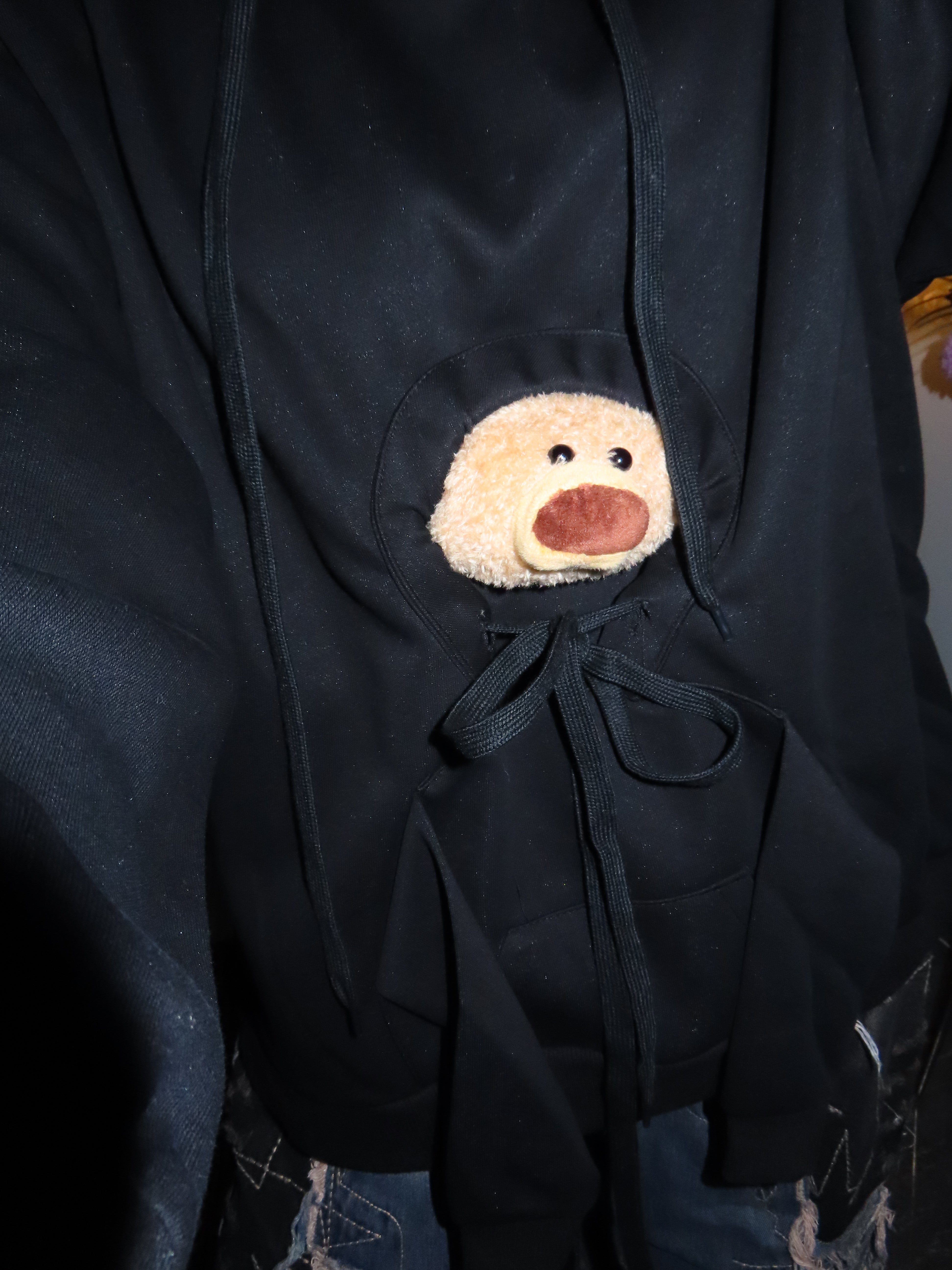 Felpa e orsetto con mini felpa