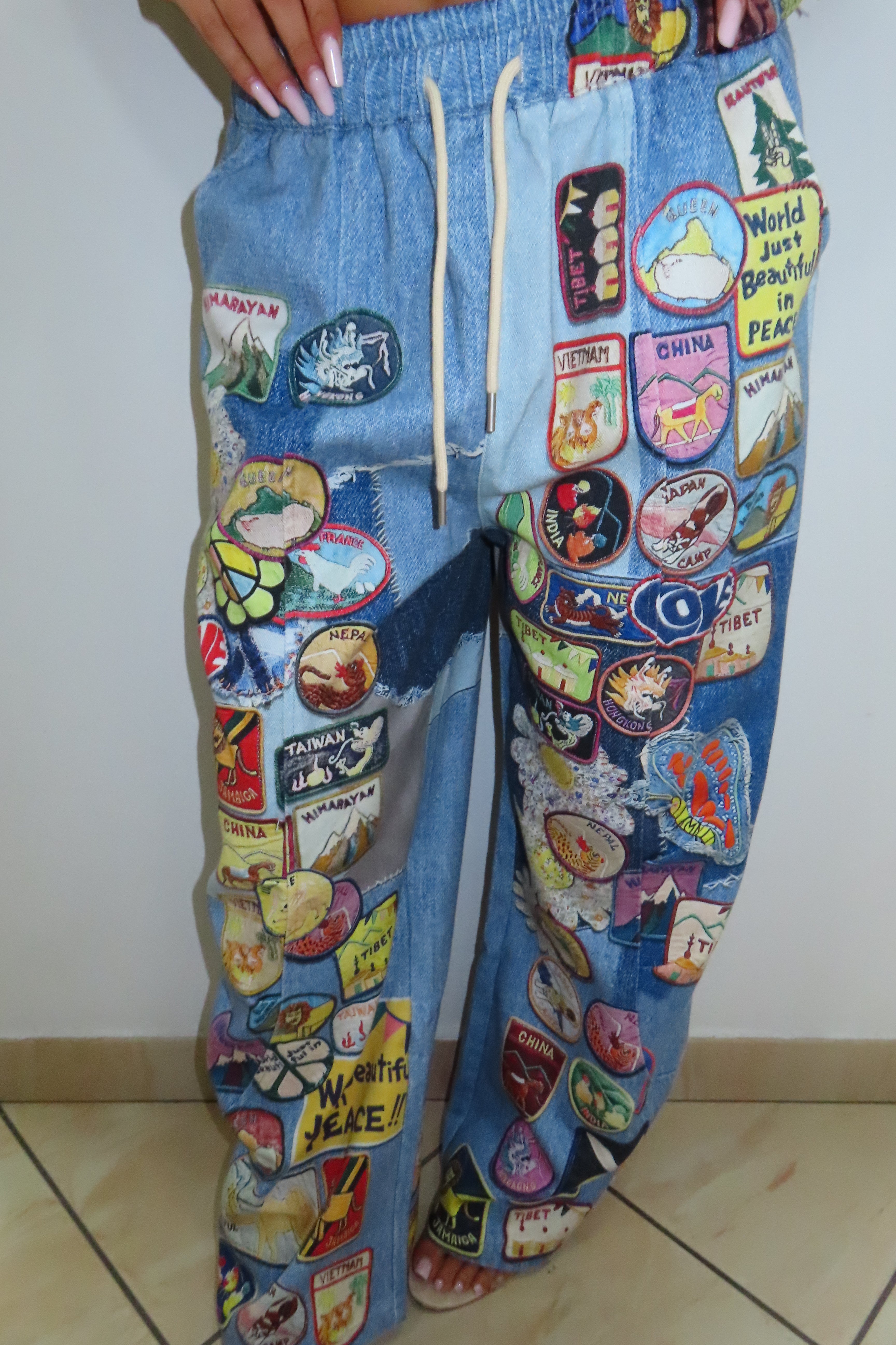 Jeans peace & love