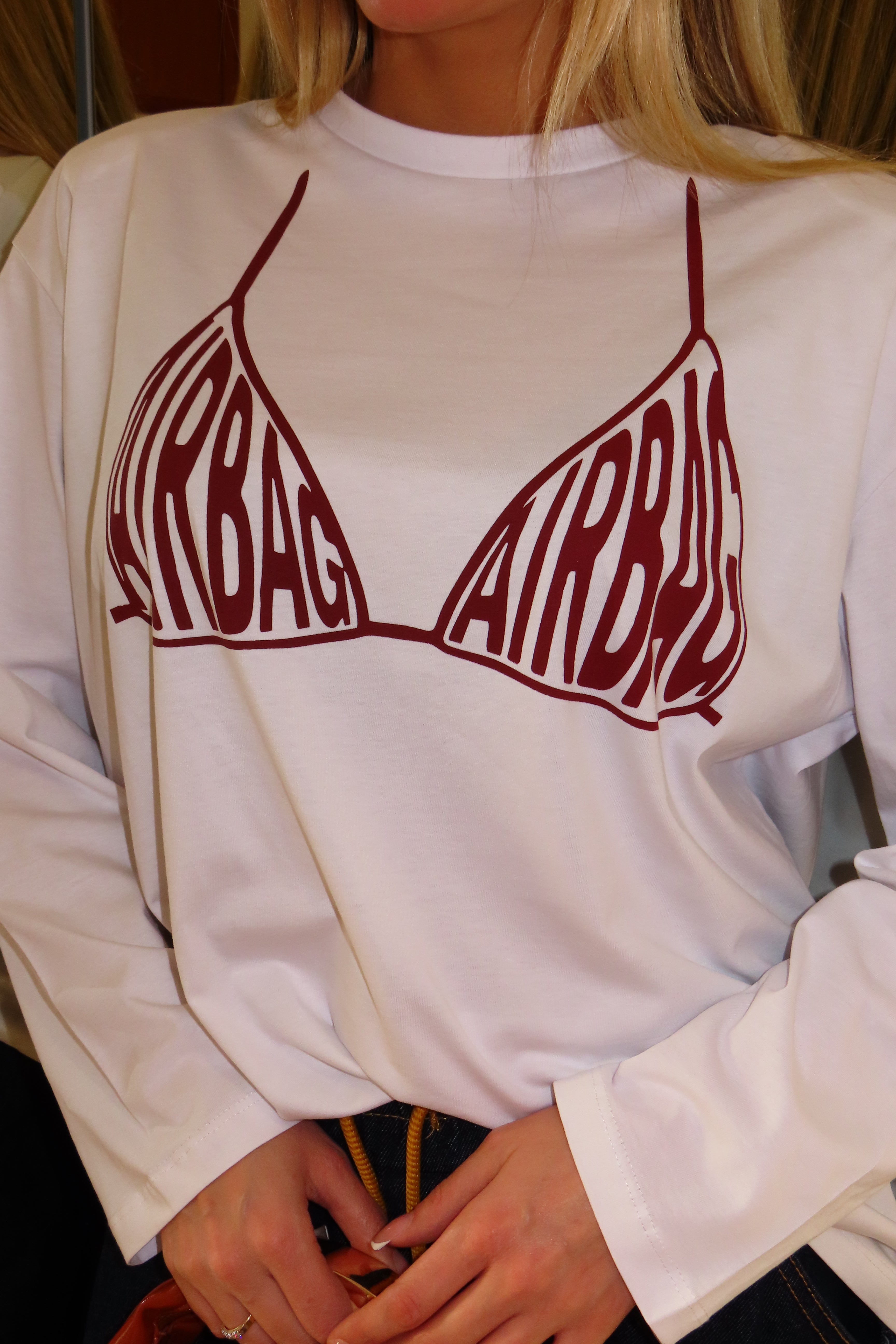 Maglia longsleeve JustWest con spallina AirBag