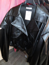 Bomber ecopelle manica palloncino