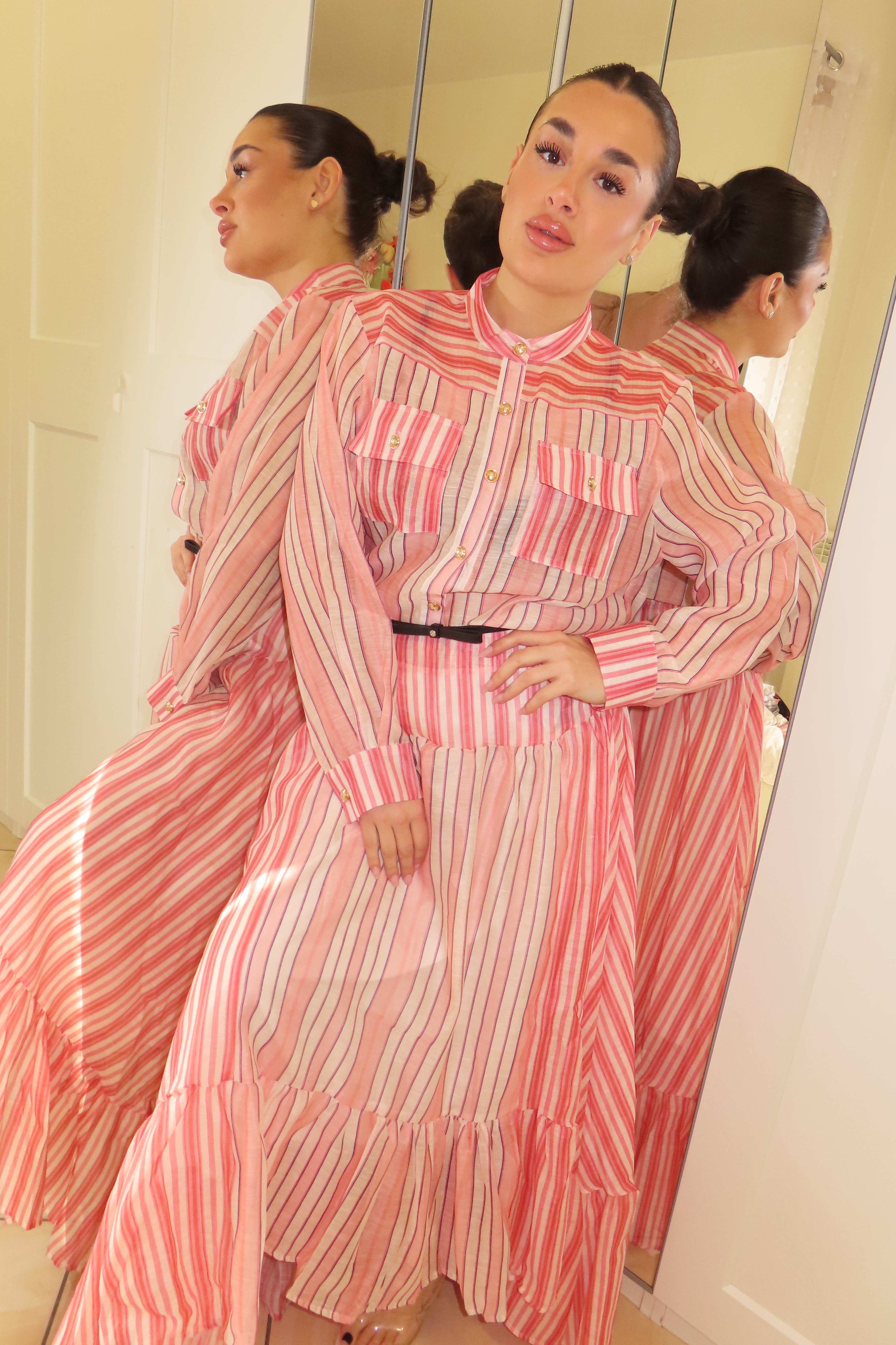 Completo valencia camicia e gonna