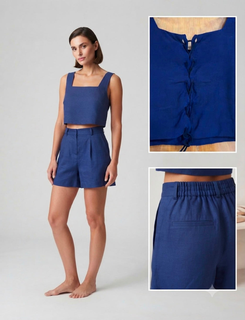 Coordinato top e pantaloncini