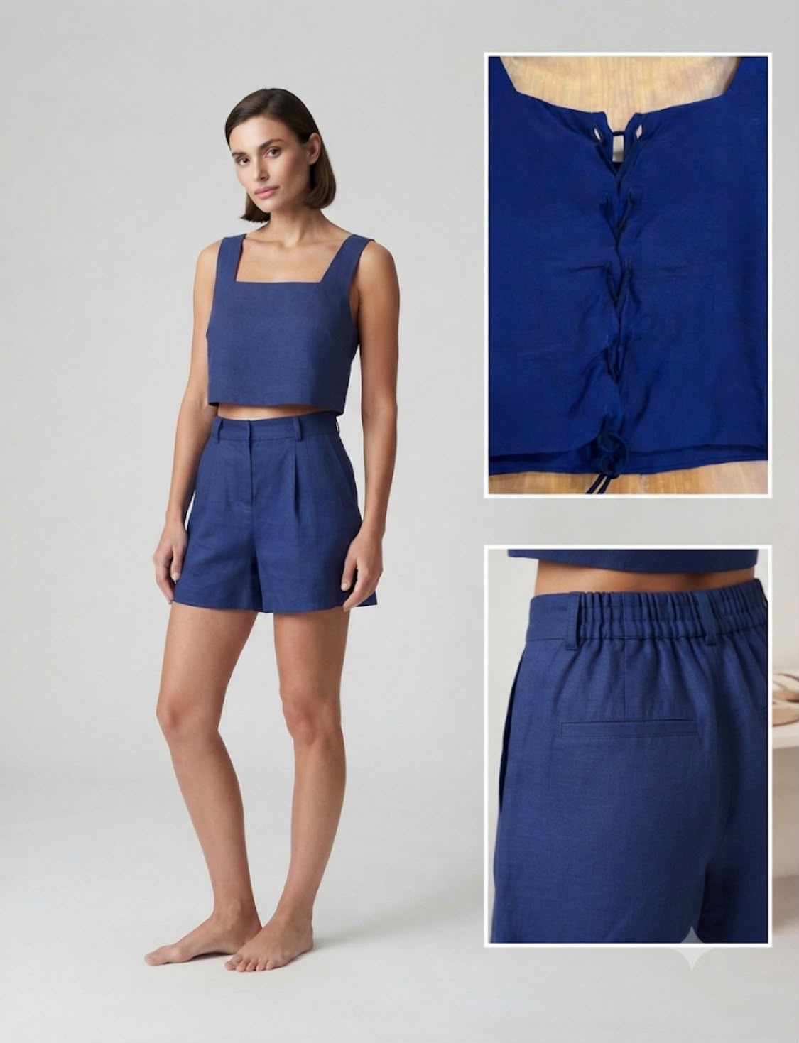 Coordinato top e pantaloncini
