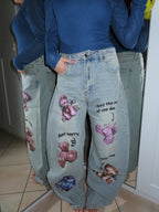 Jeans ballon Teddy don’t worry
