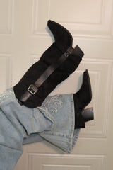 Scarpe stivale camperos con fibia