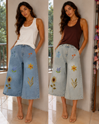 Bermuda jeans flore