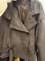 Giubbino in simil camoscio