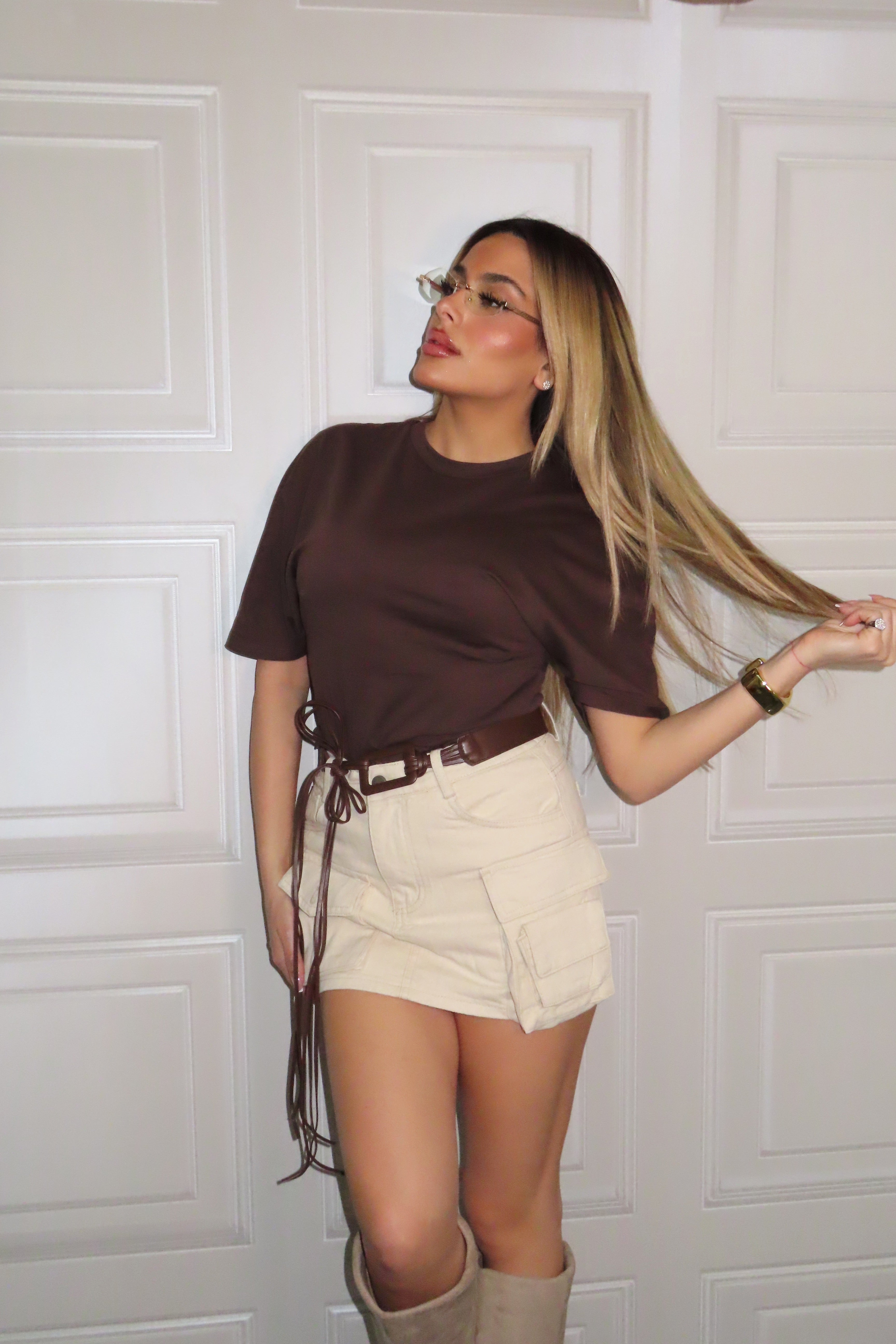 Gonna pantaloncino cargo con tasconi Hollywood