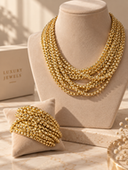 Set collana e bracciale Gold