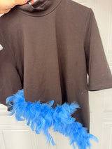Maglia Crystal con taglio trasversale Plume