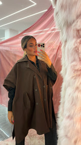 Trench maxi over