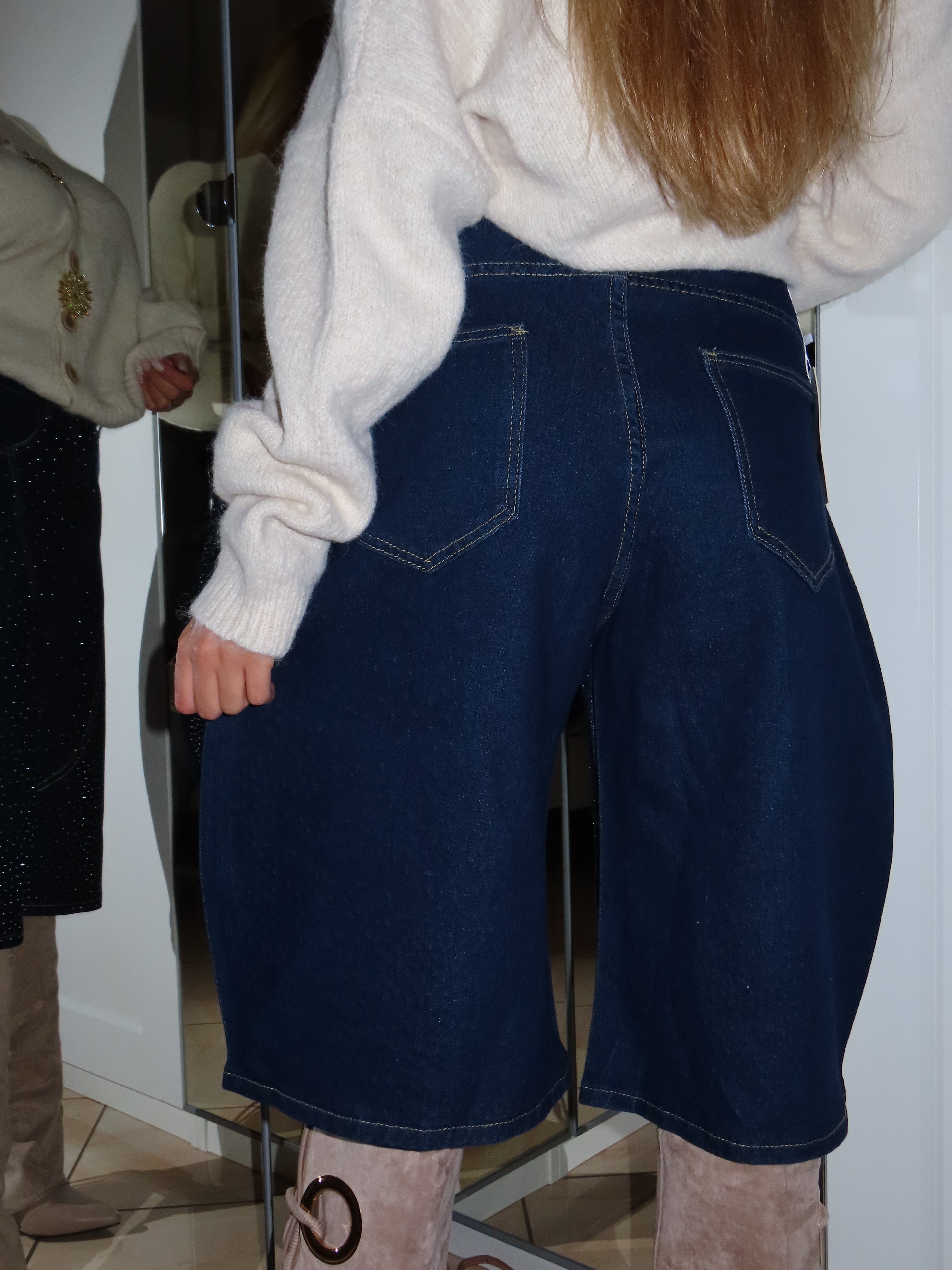 Bermuda ballon brillantinato over