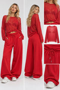 Pantalone Berry Red